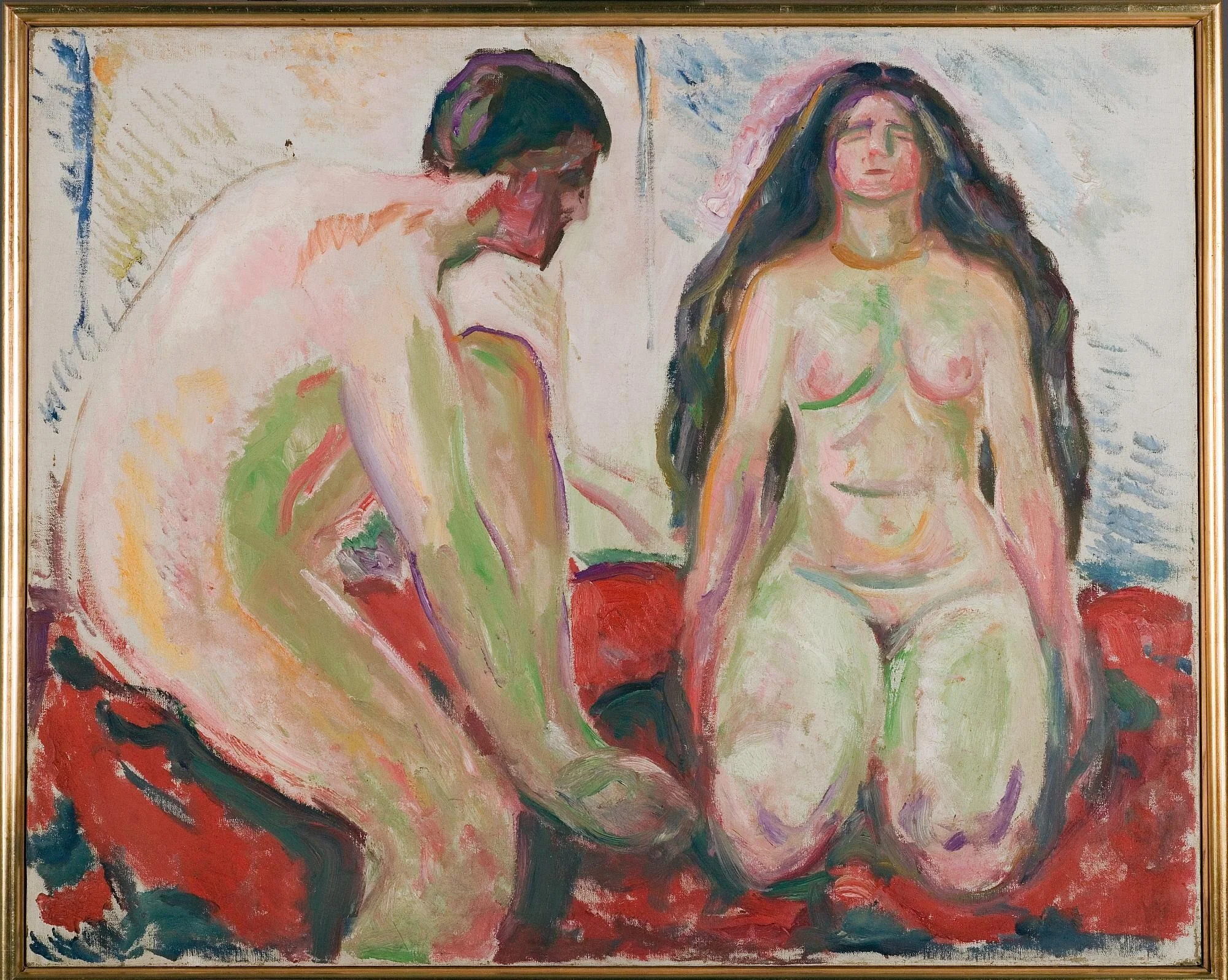 Naked Man and Woman, detail