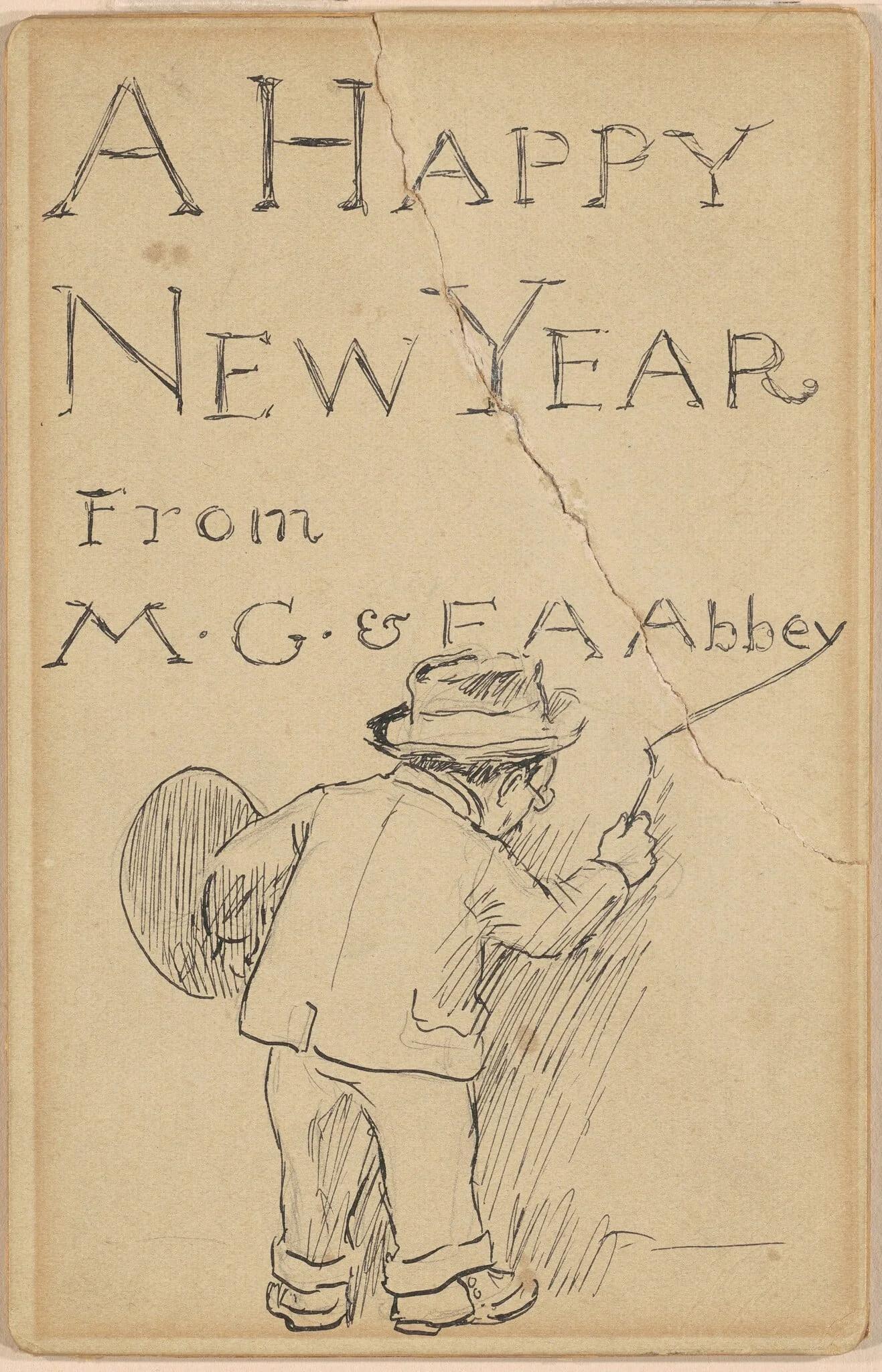 A Happy New Year, detail