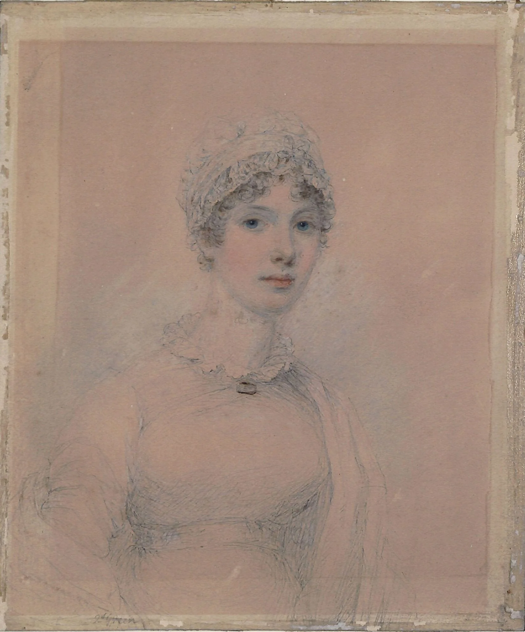 Portrait of a lady, detail