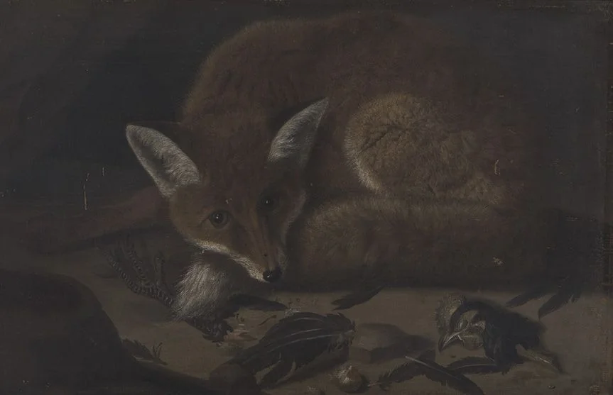 Ein Fuchs, detail
