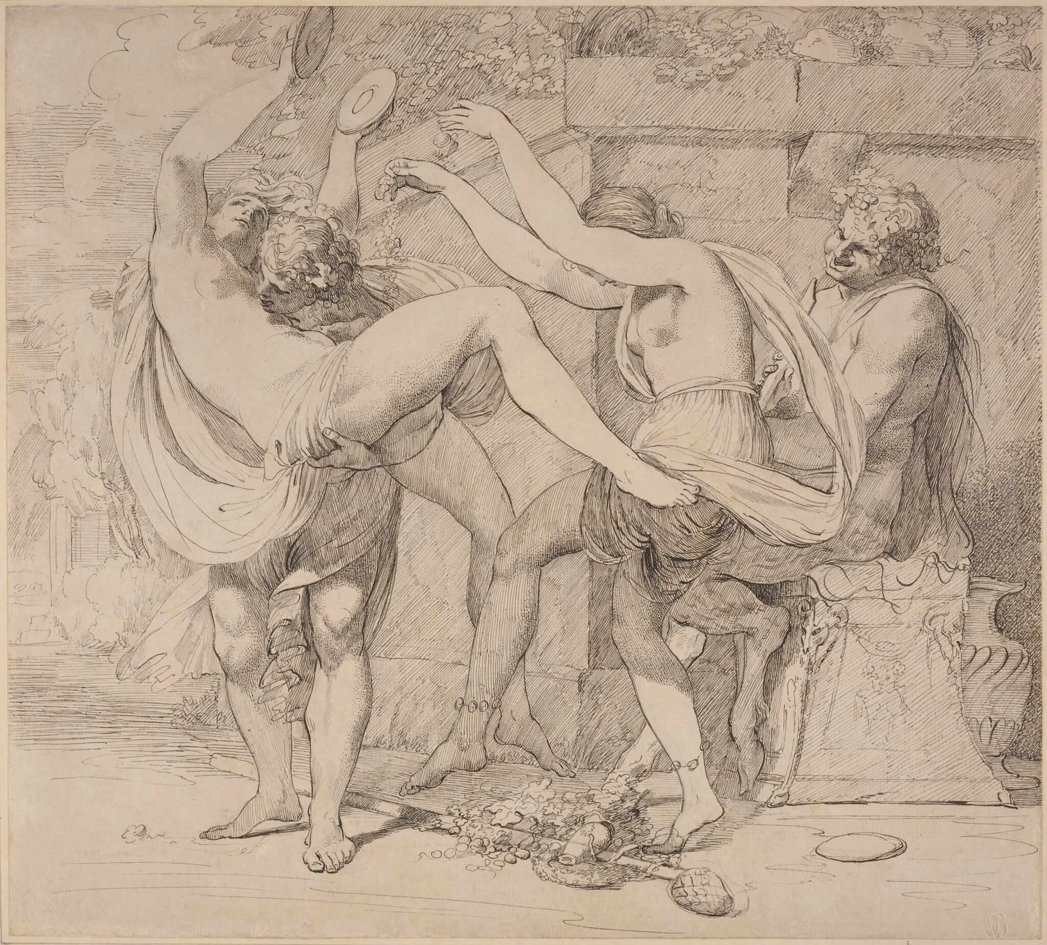 Bacchanal, detail
