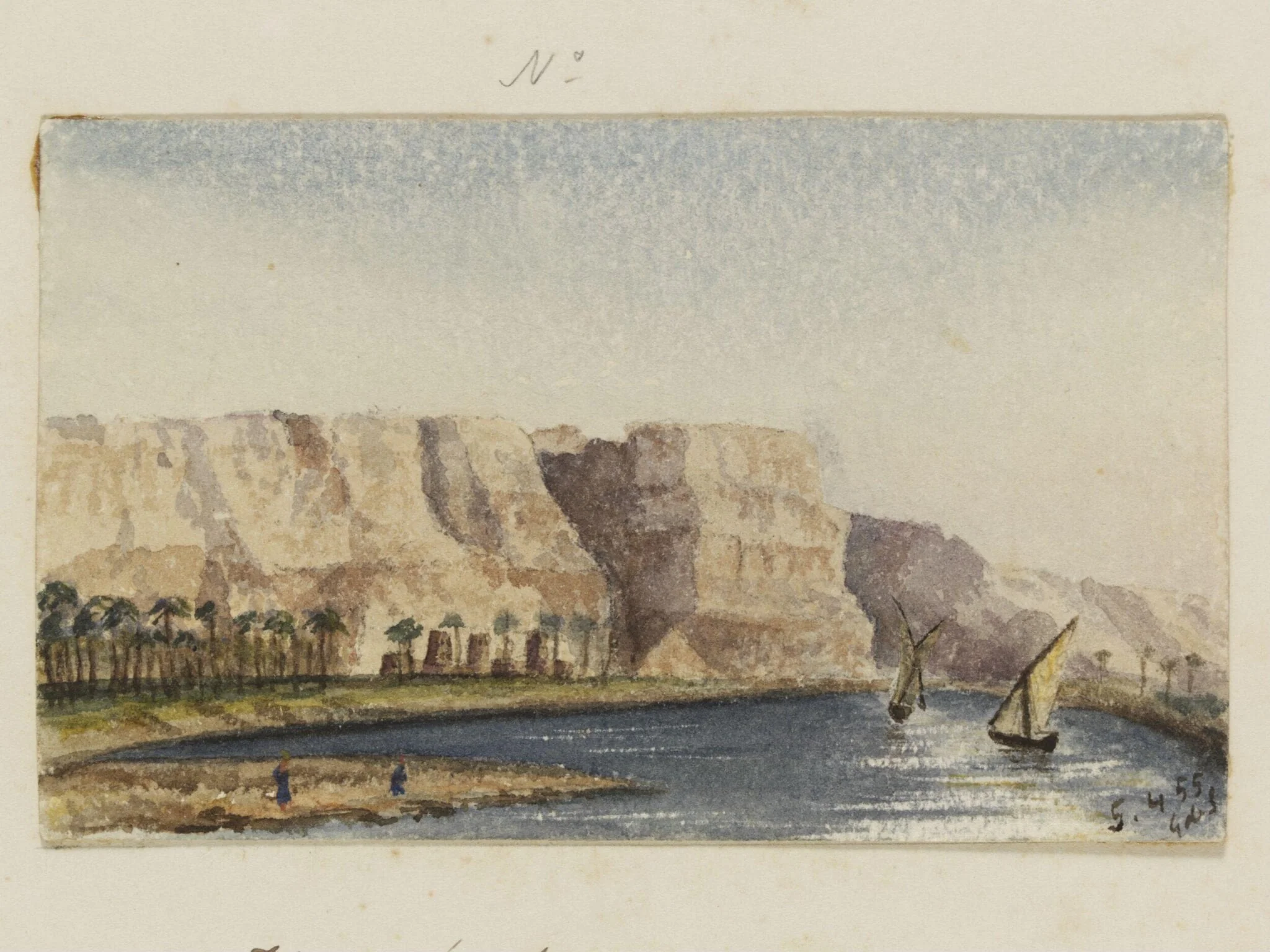 `Kusr-é-Syad. Opposite Choenoboscion. Upper Egypt', detail