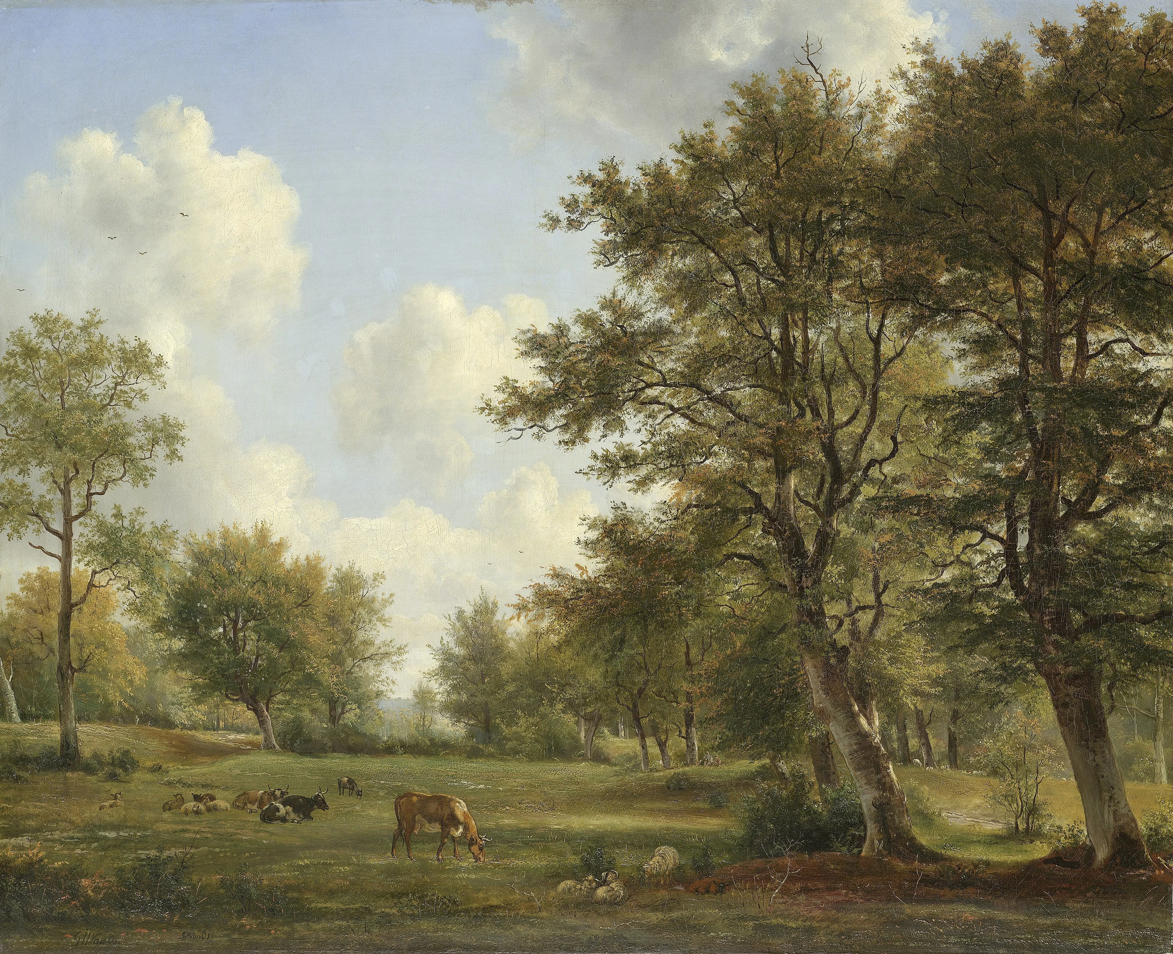 Landscape near Hilversum, detail