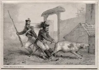 Hold Fast!, or the Marauders, by Horace Vernet, 1823