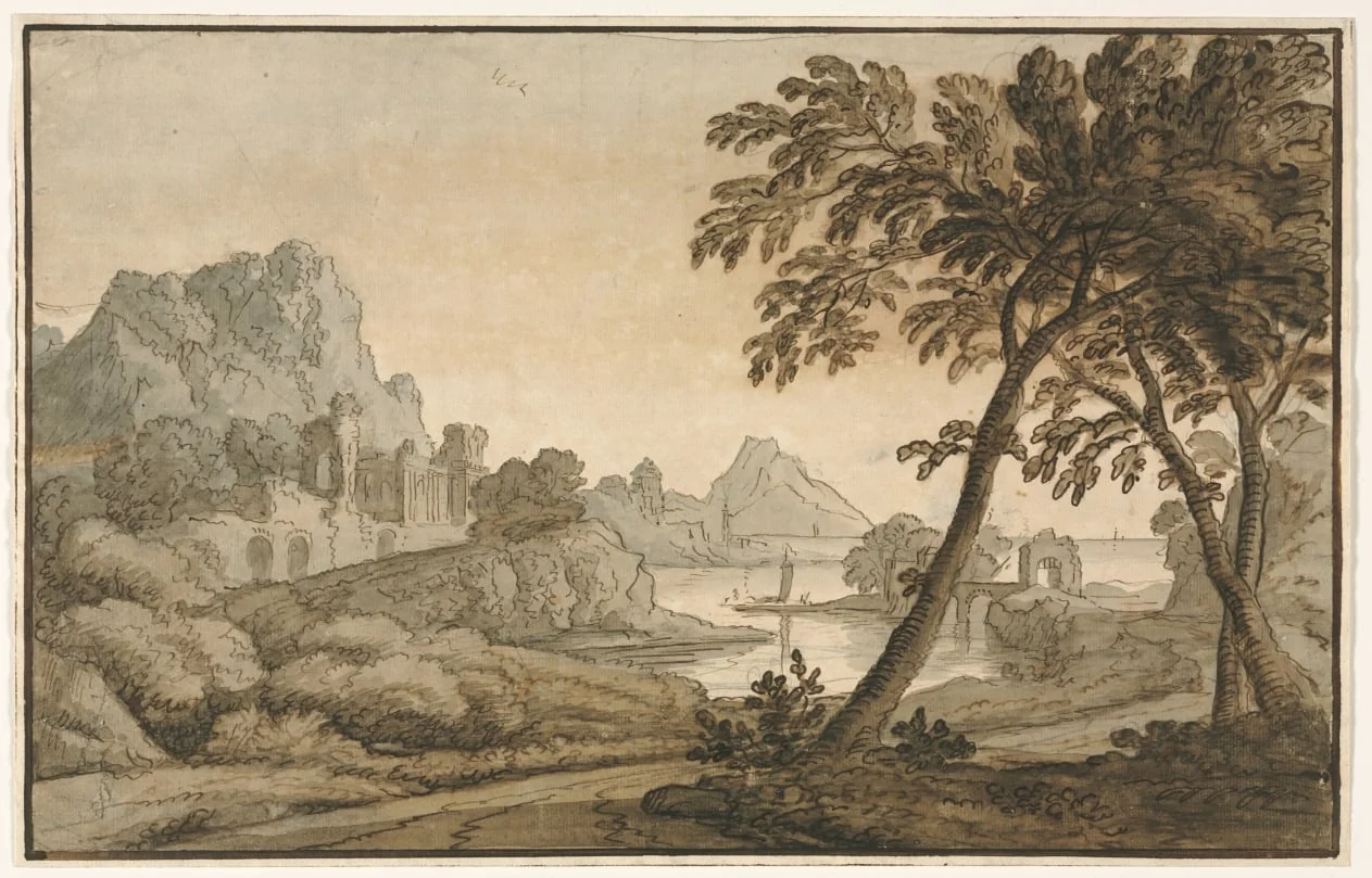 Italian Landscape, detail