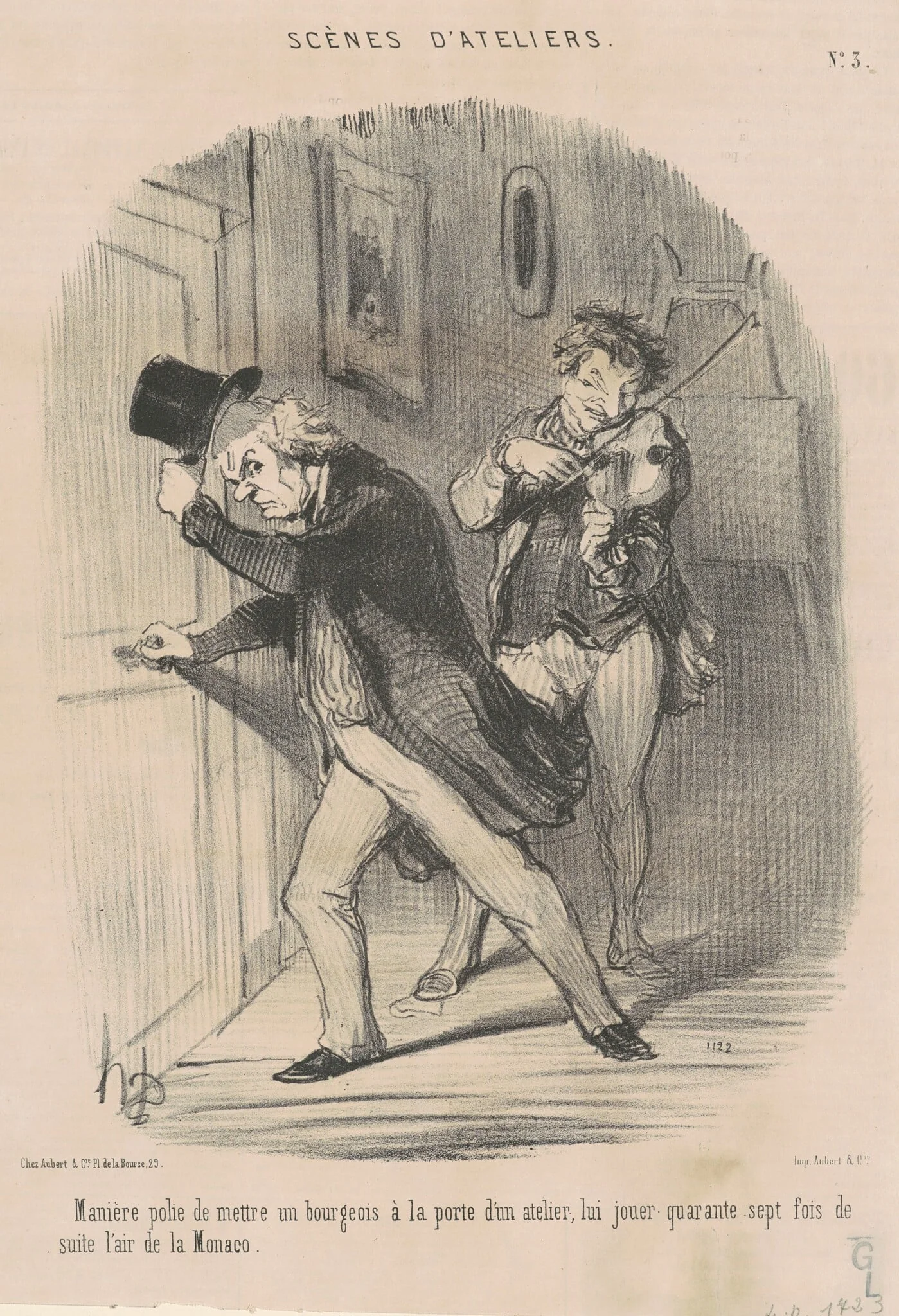 Manière polie de mettre ... a la porte ..., detail