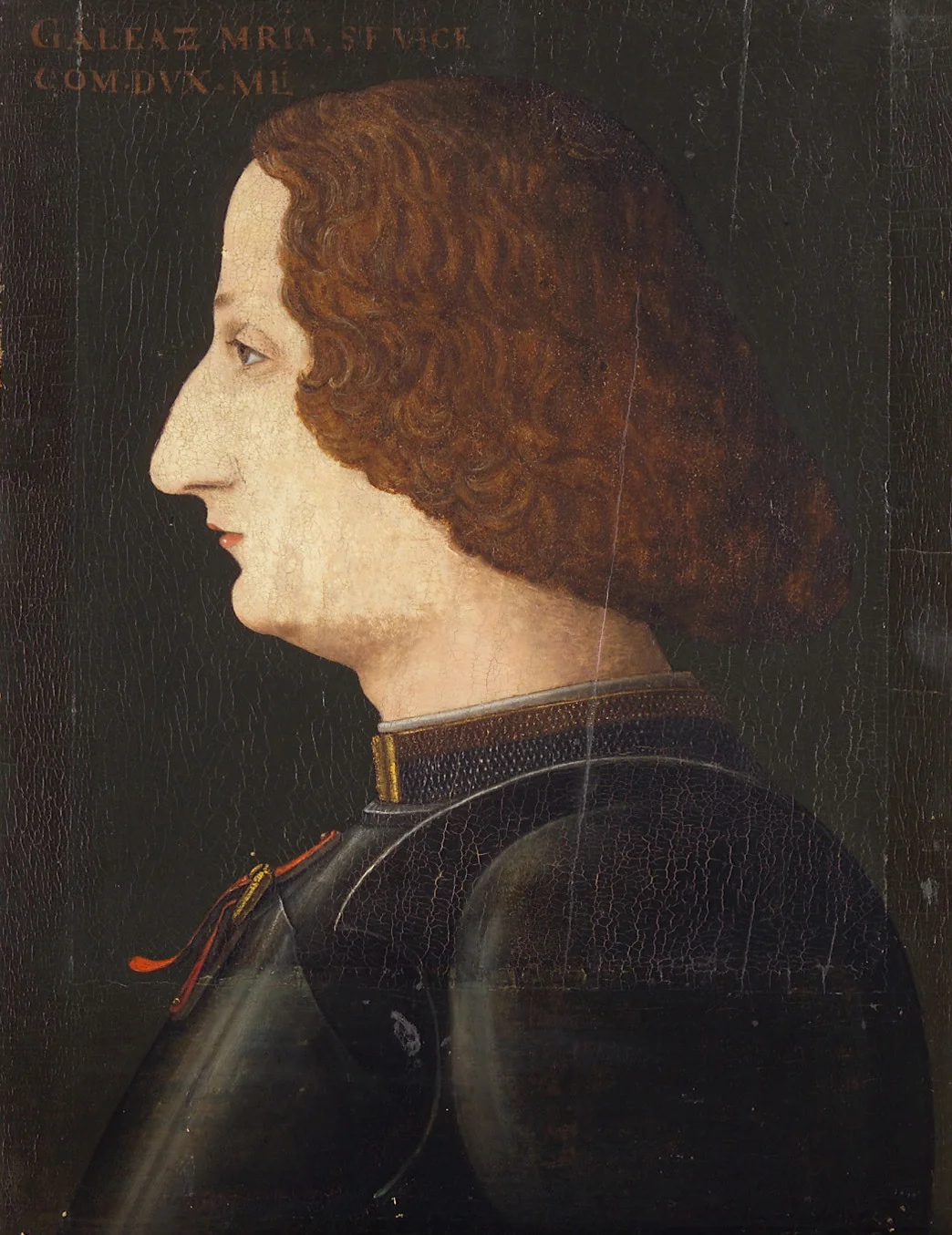 Galeazzo Maria Sforza (1444-1476), Herzog von Mailand, im Profil, detail