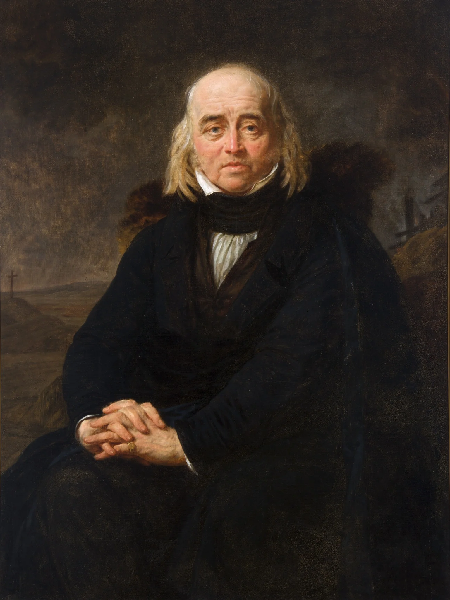 Portrait of Julian Ursyn Niemcewicz (1758–1841), detail