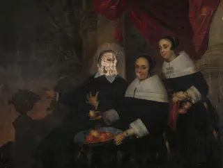 Family portrait, by Jacob van der Merck, oil, 1650
