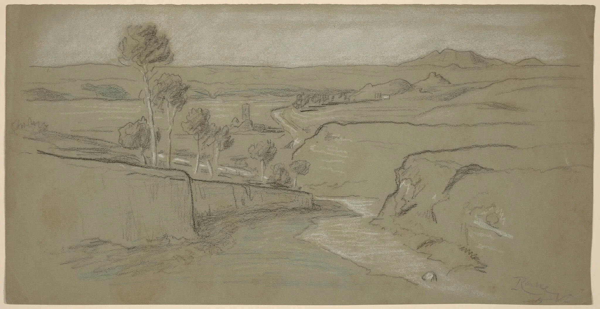 Roman Landscape, detail