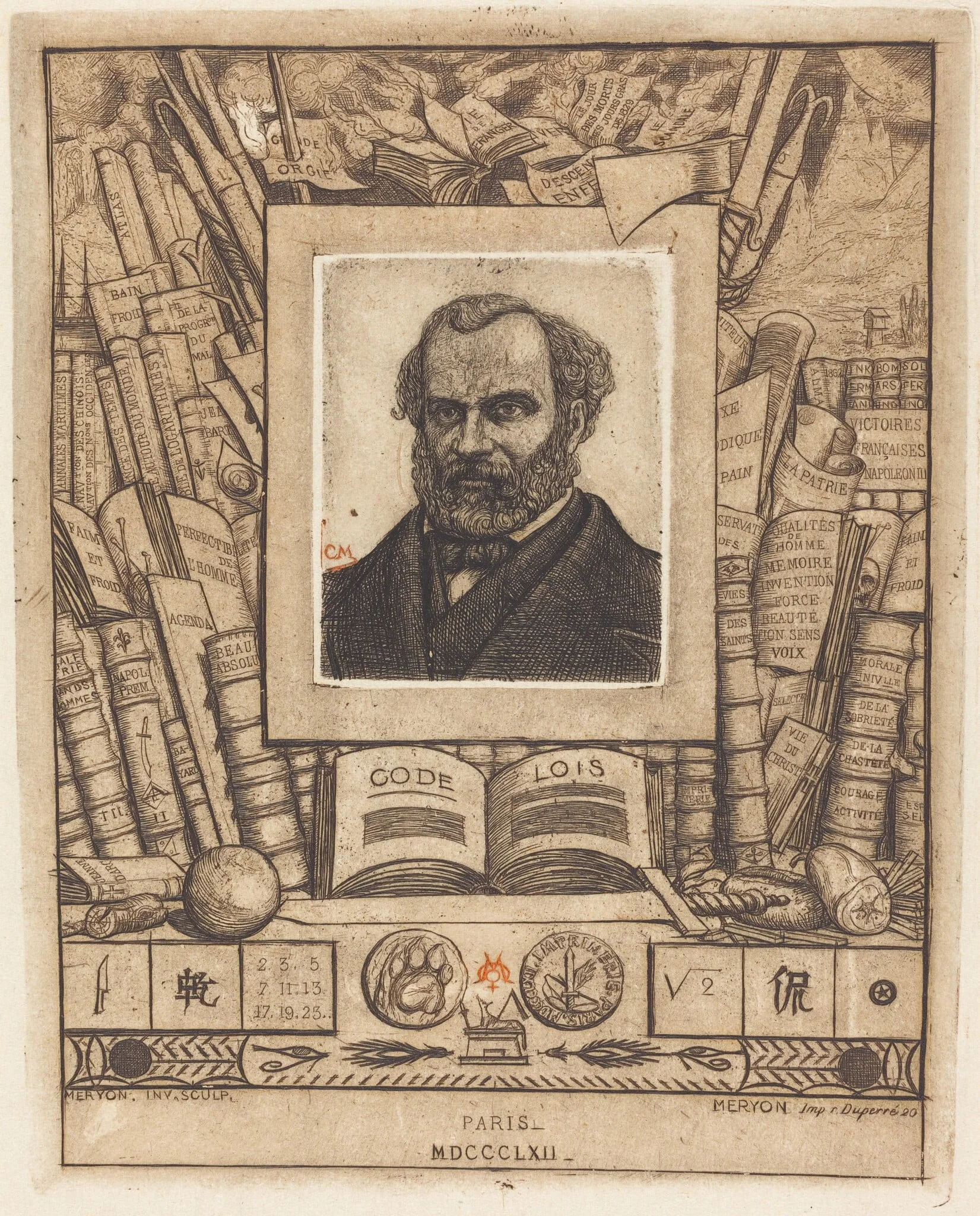 Armand Guéraud, detail