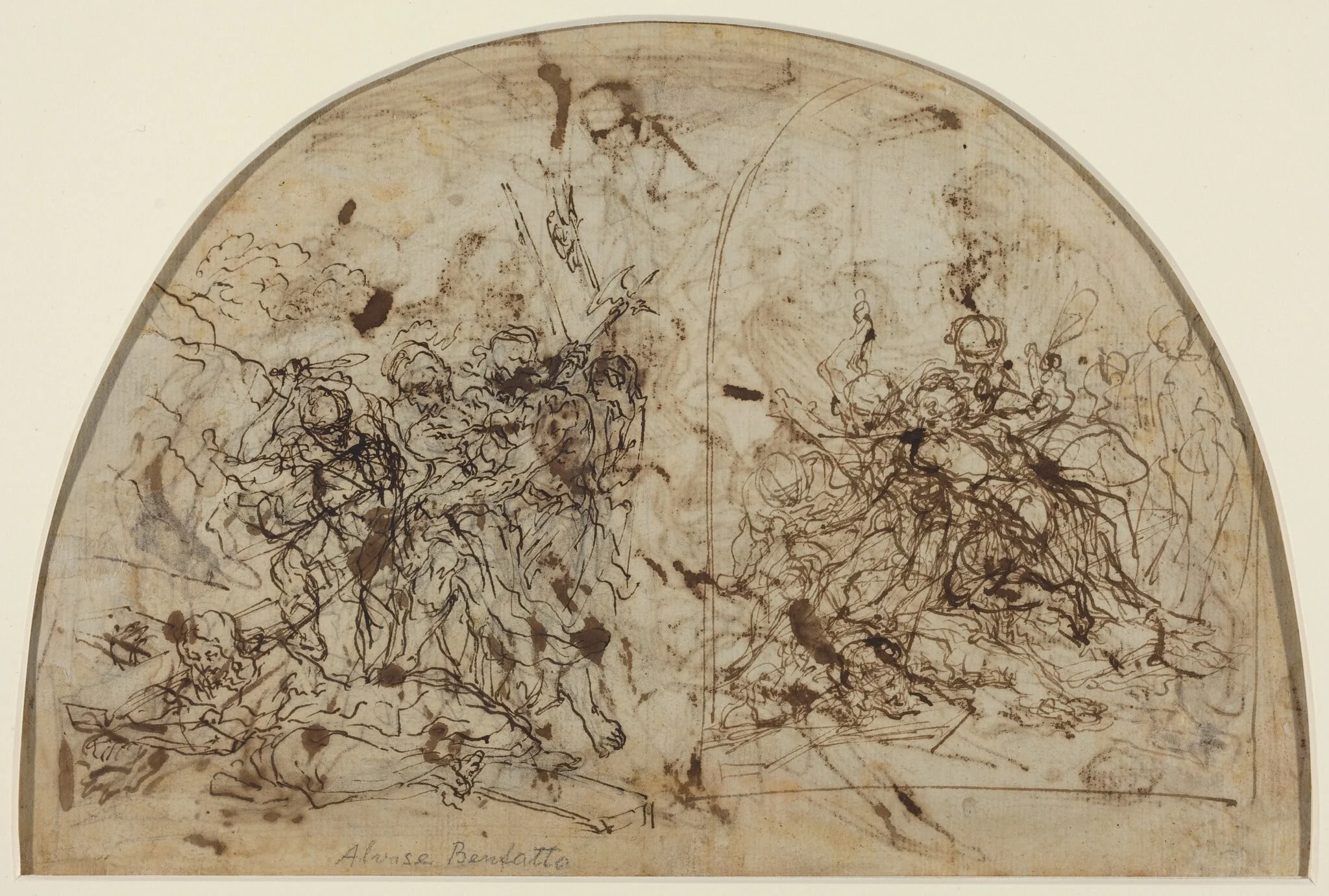 Christ Fallen on the Cross, detail