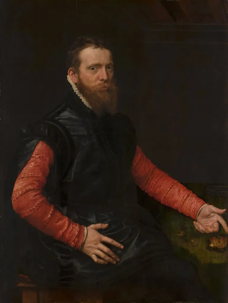 Steven van Herwijck, by Antonis Mor, oil, 1564