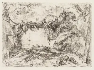 The Monumental Tablet, by Giovanni Battista Piranesi, 1748
