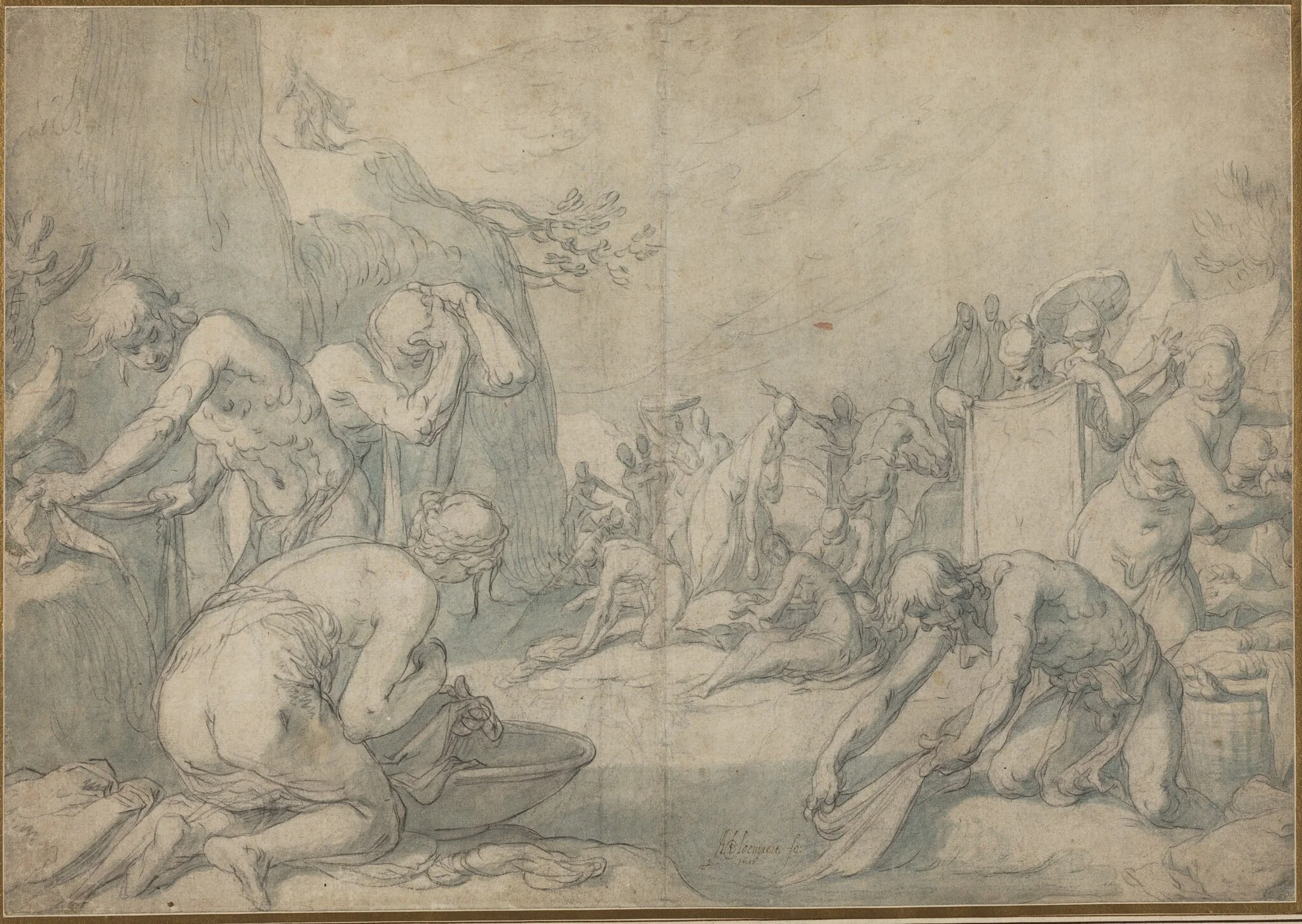 Ritual Washing of the Israelites, detail