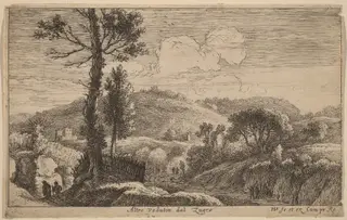 Third View of Zugro, by Herman van Swanevelt, ink, 1628