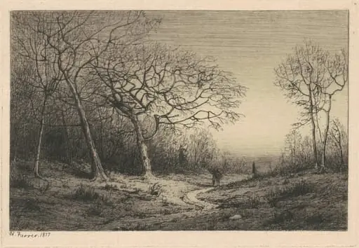 December, by Henry Farrer, ink, 1877