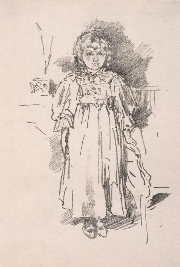 Little Evelyn, detail