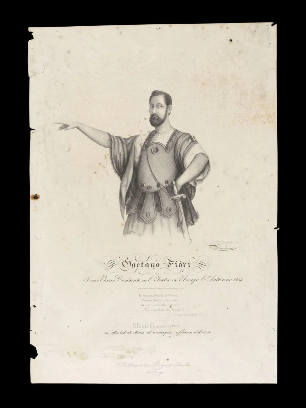 H Beard Print Collection, by G. Prosdocimi, 1843