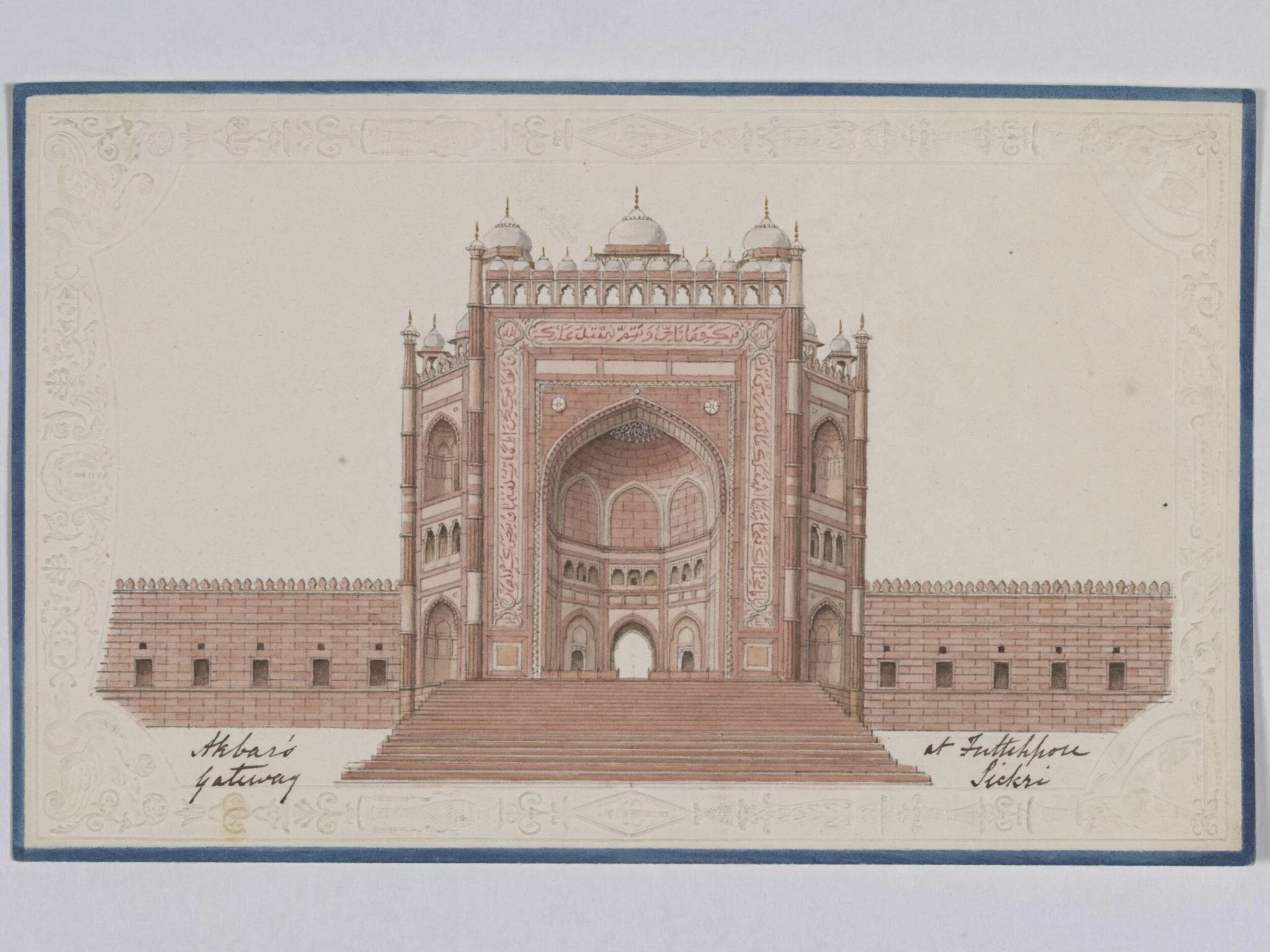 The Buland Darwaza of the Jami Masjid, Fatehpur Sikri, detail