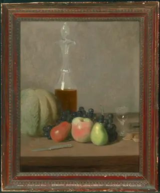 Fruit and Wine, by Edward Bower, oil