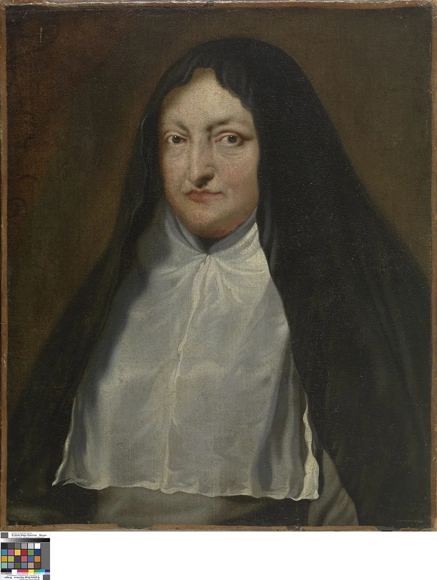 Portrait of Archduchess Isabella Clara Eugenia as Clarisse, detail