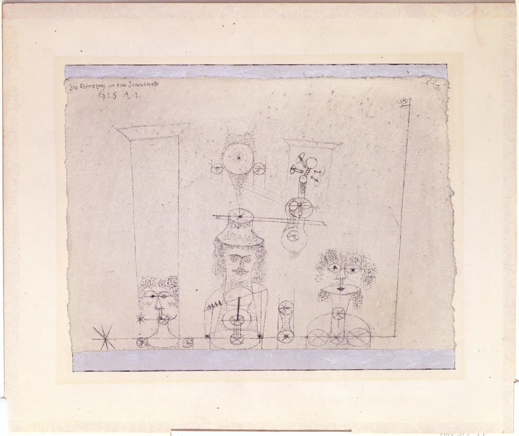In Memory of an All-Girl Band, by Paul Klee, unspecified, 1925