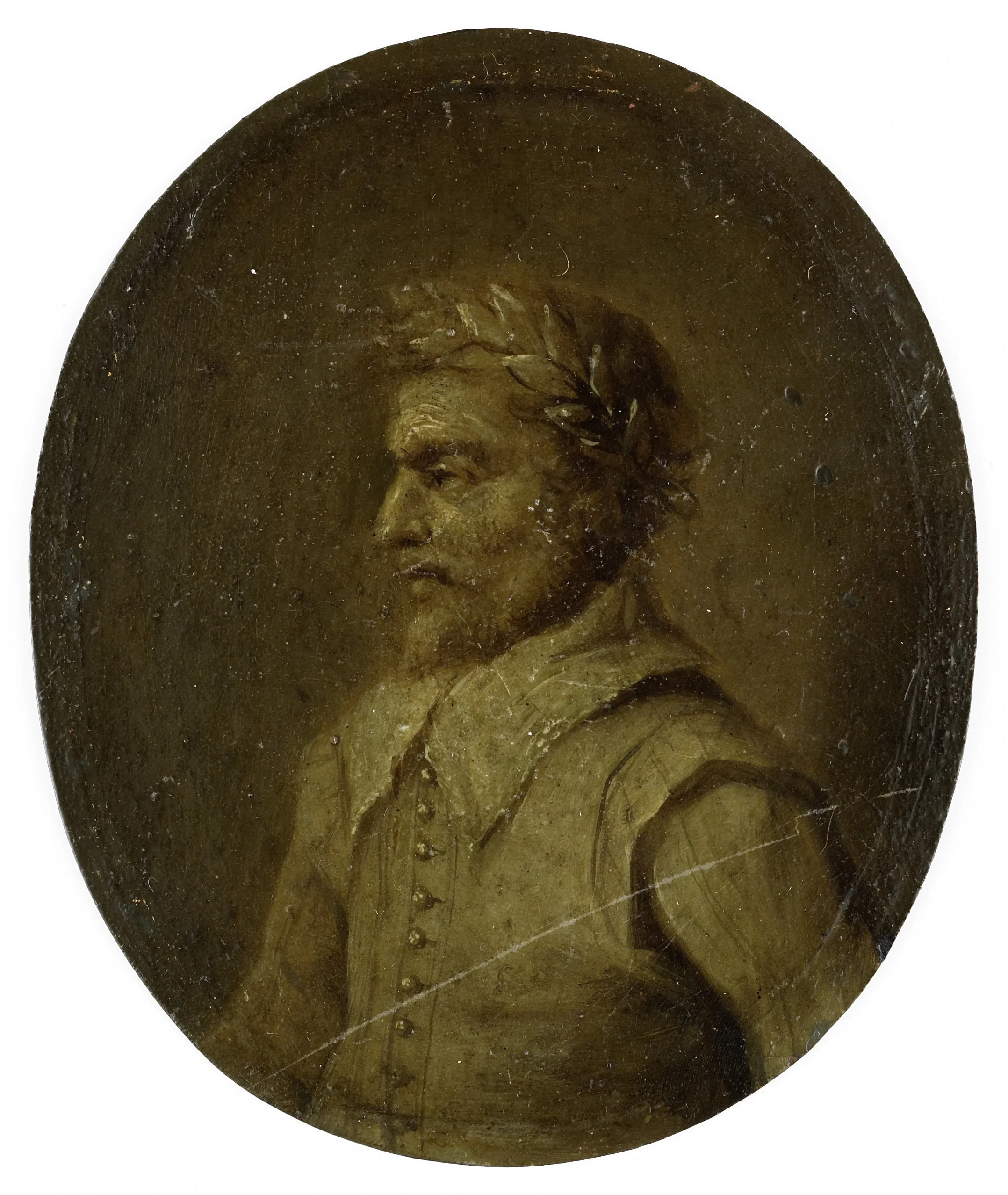 Portrait of Matheus de Casteleyn, Priest and Rhetorician in Oudenaarde, detail
