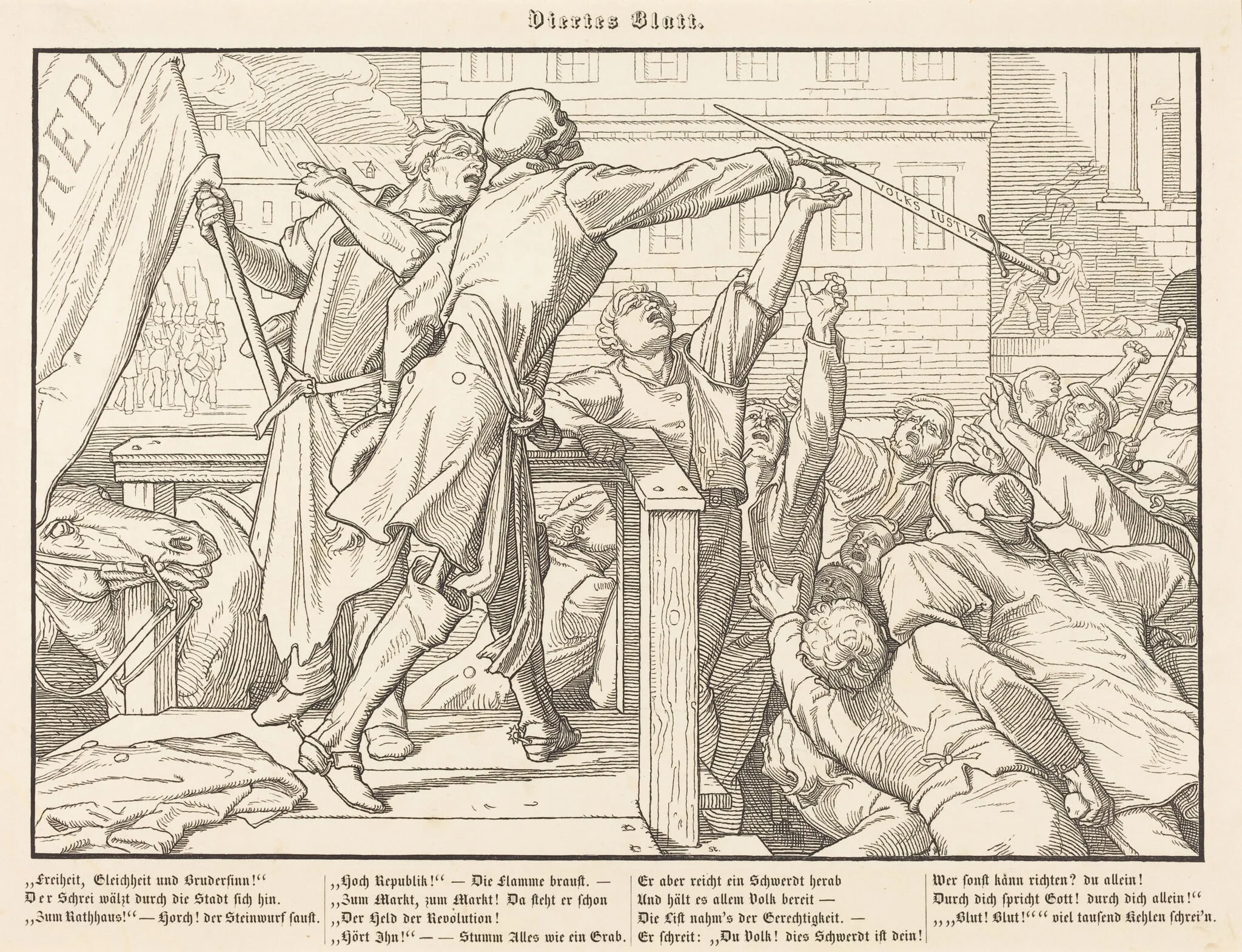 Auch ein Todtentanz IV, detail
