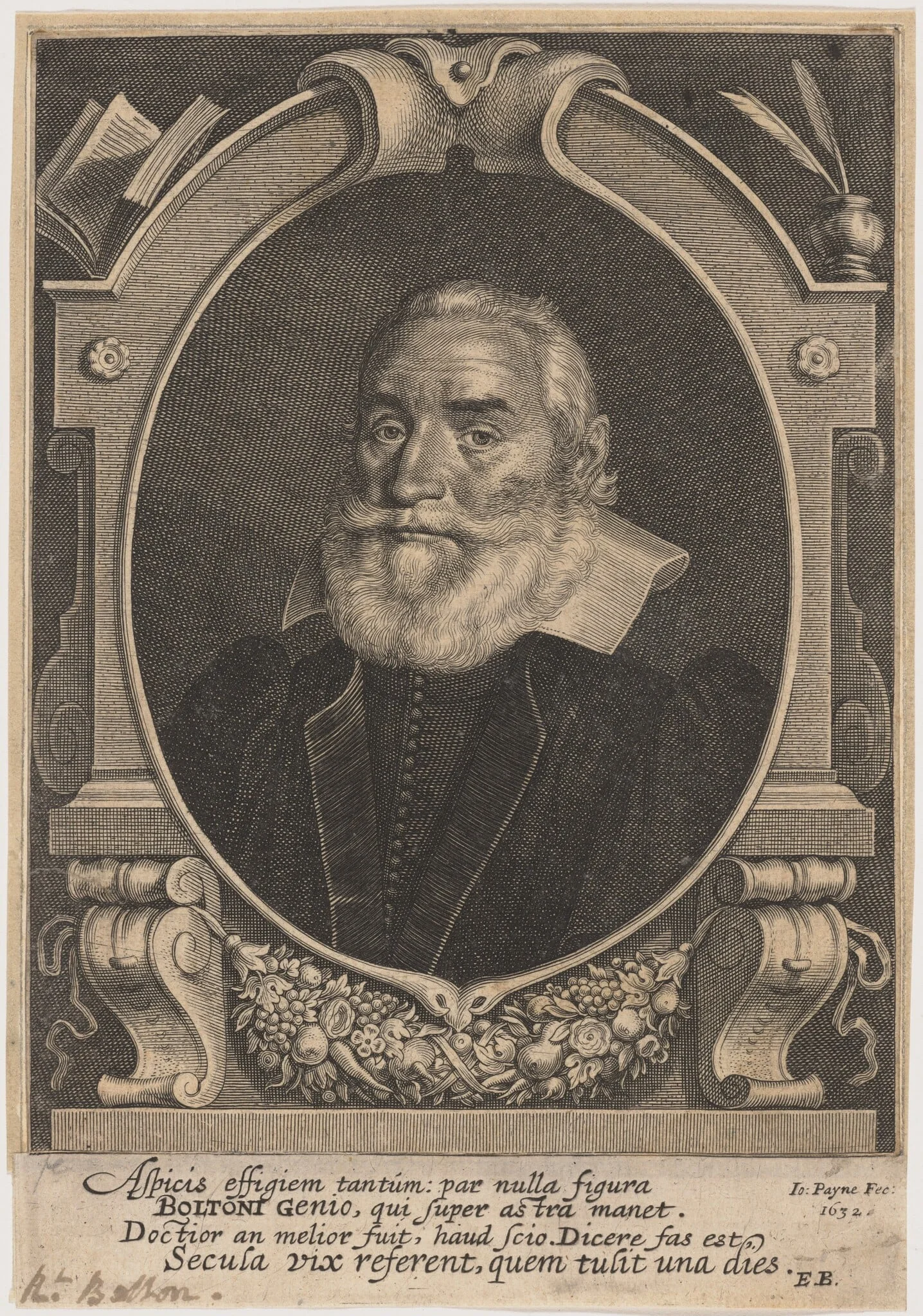 Rev. Robert Bolton, detail