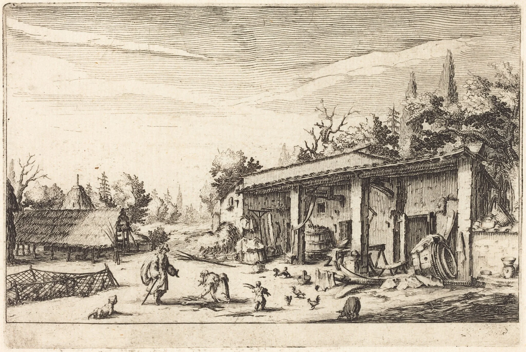 The Little Farm, detail