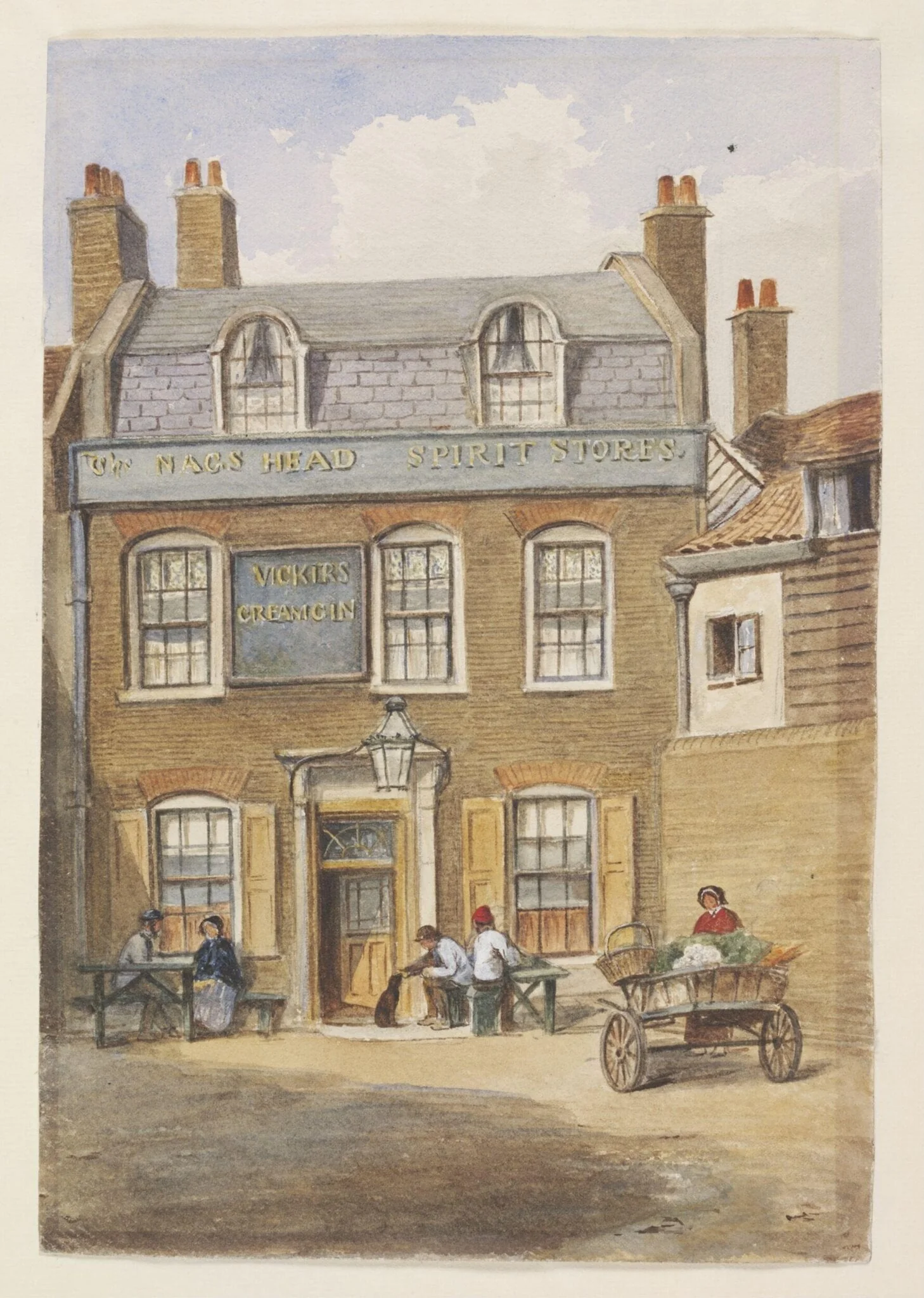 The Nag's Head, Hackney Road, detail
