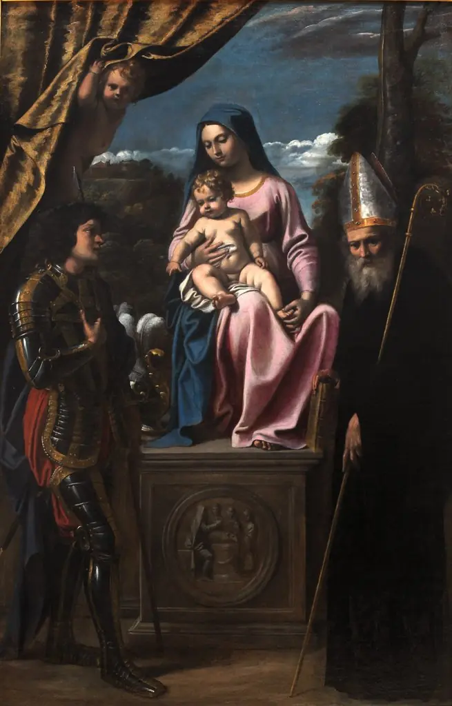 Virgin and Child between St Benedict and St Quentin, by Sisto Badalocchio, unspecified