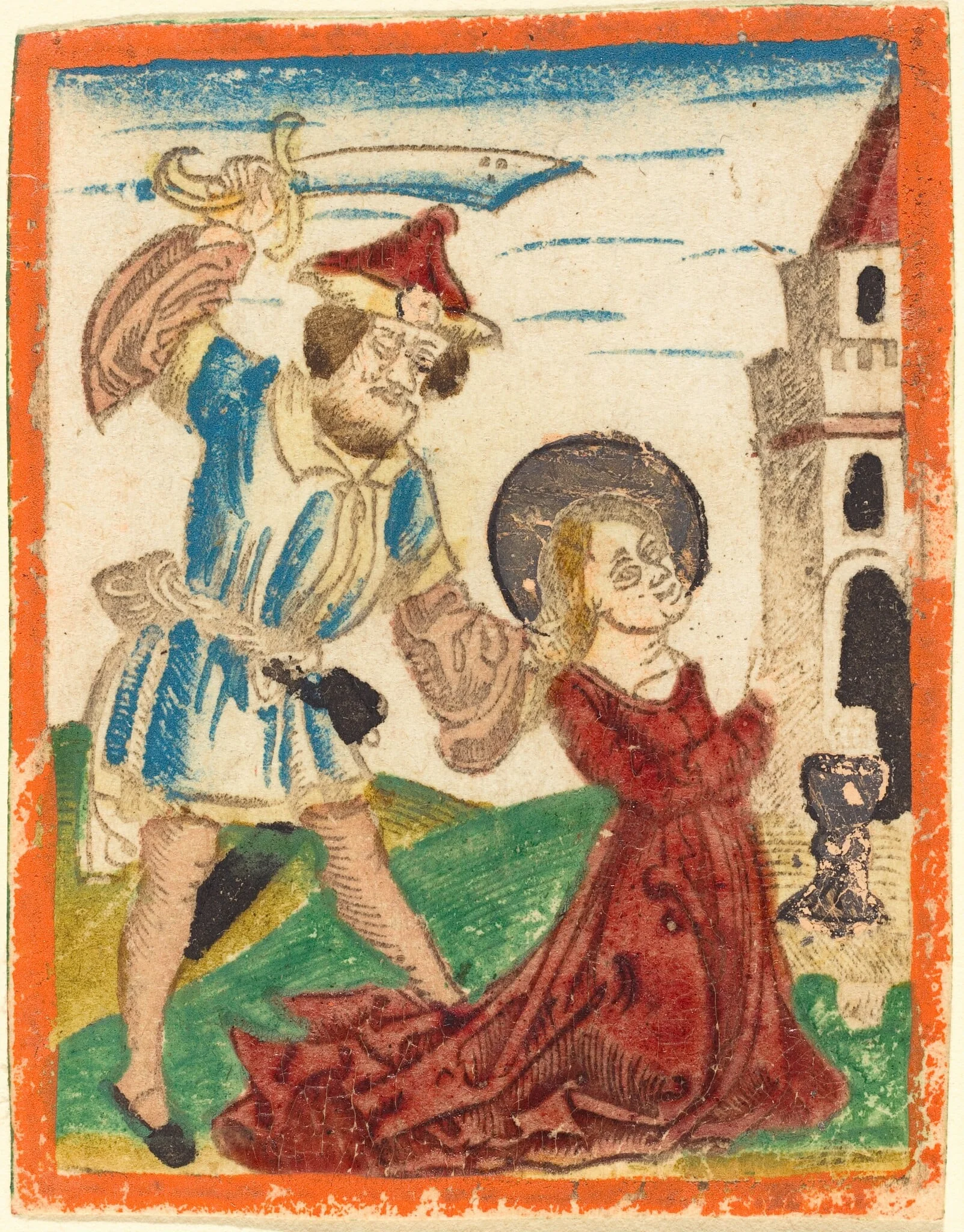 The Martyrdom of Saint Barbara, detail