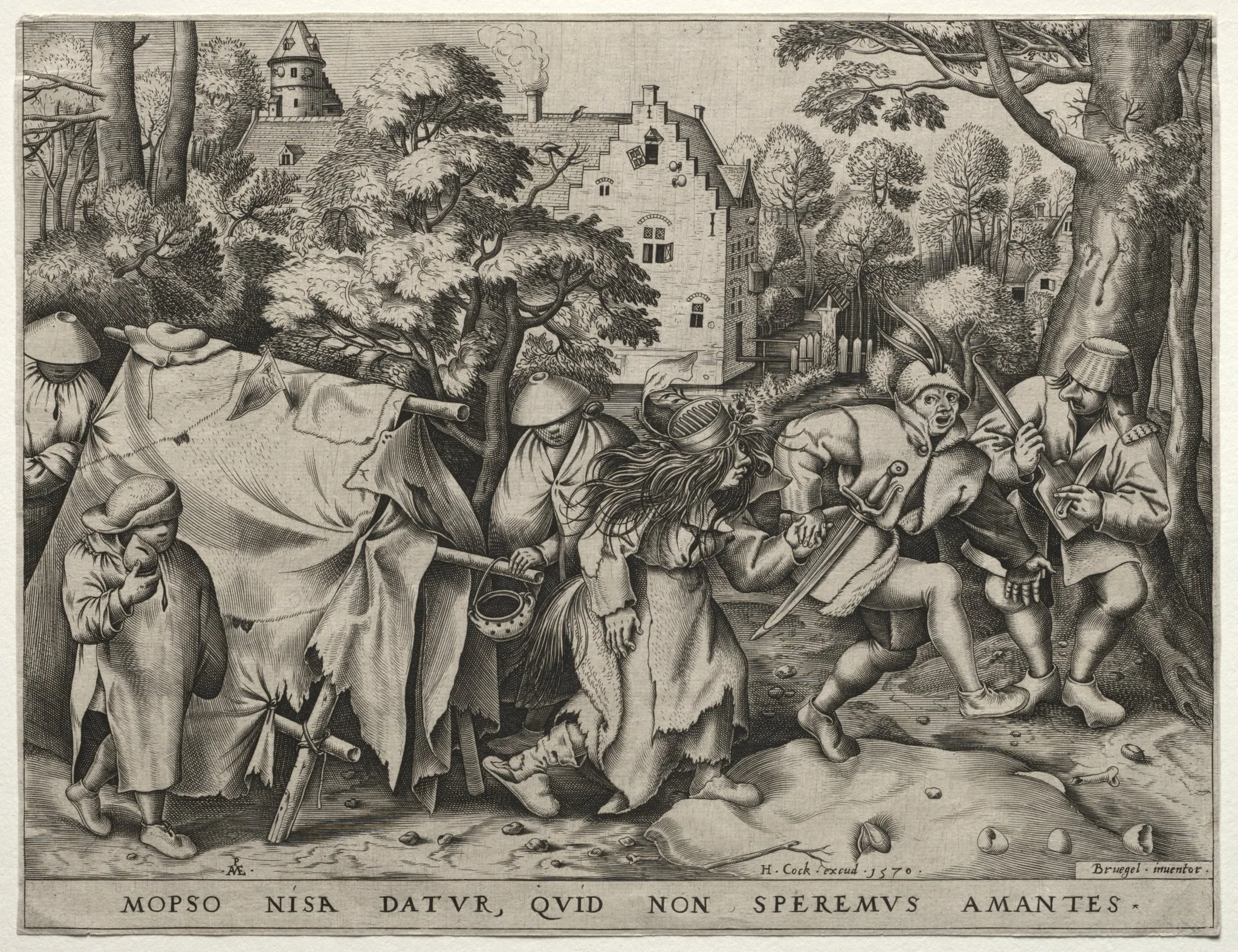 The Wedding of Mopsus and Nisa (The Dirty Bride), detail
