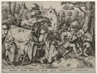 The Wedding of Mopsus and Nisa (The Dirty Bride), by Pieter van der Heyden, 1570