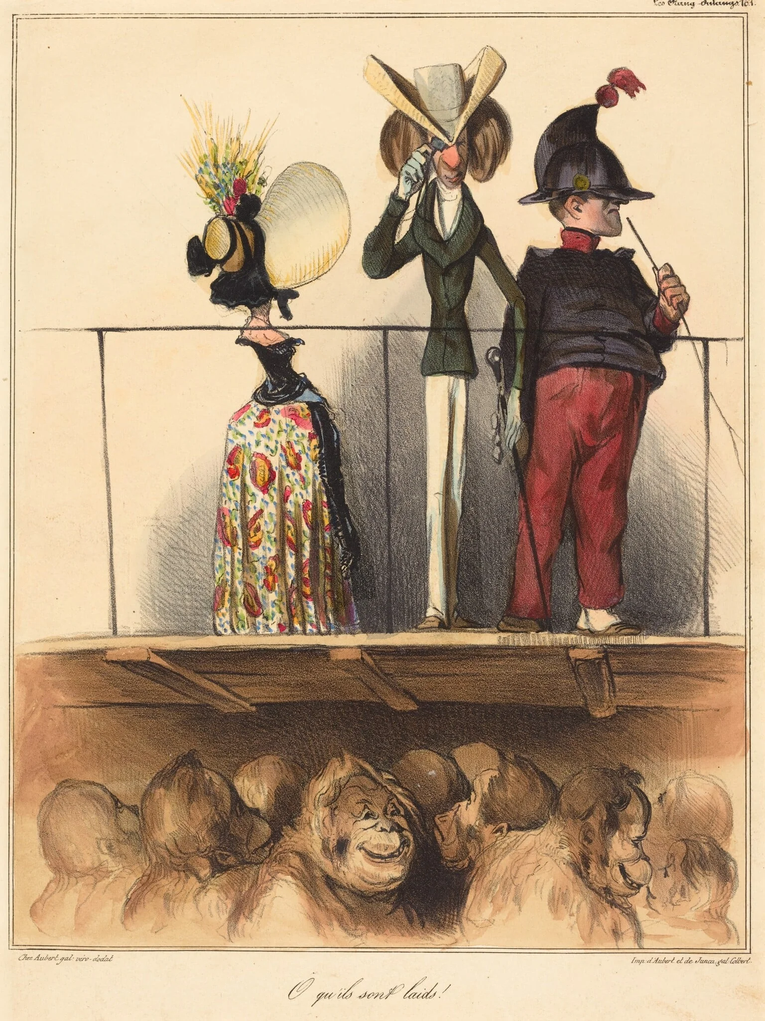 O qu'ils sont laids!, detail
