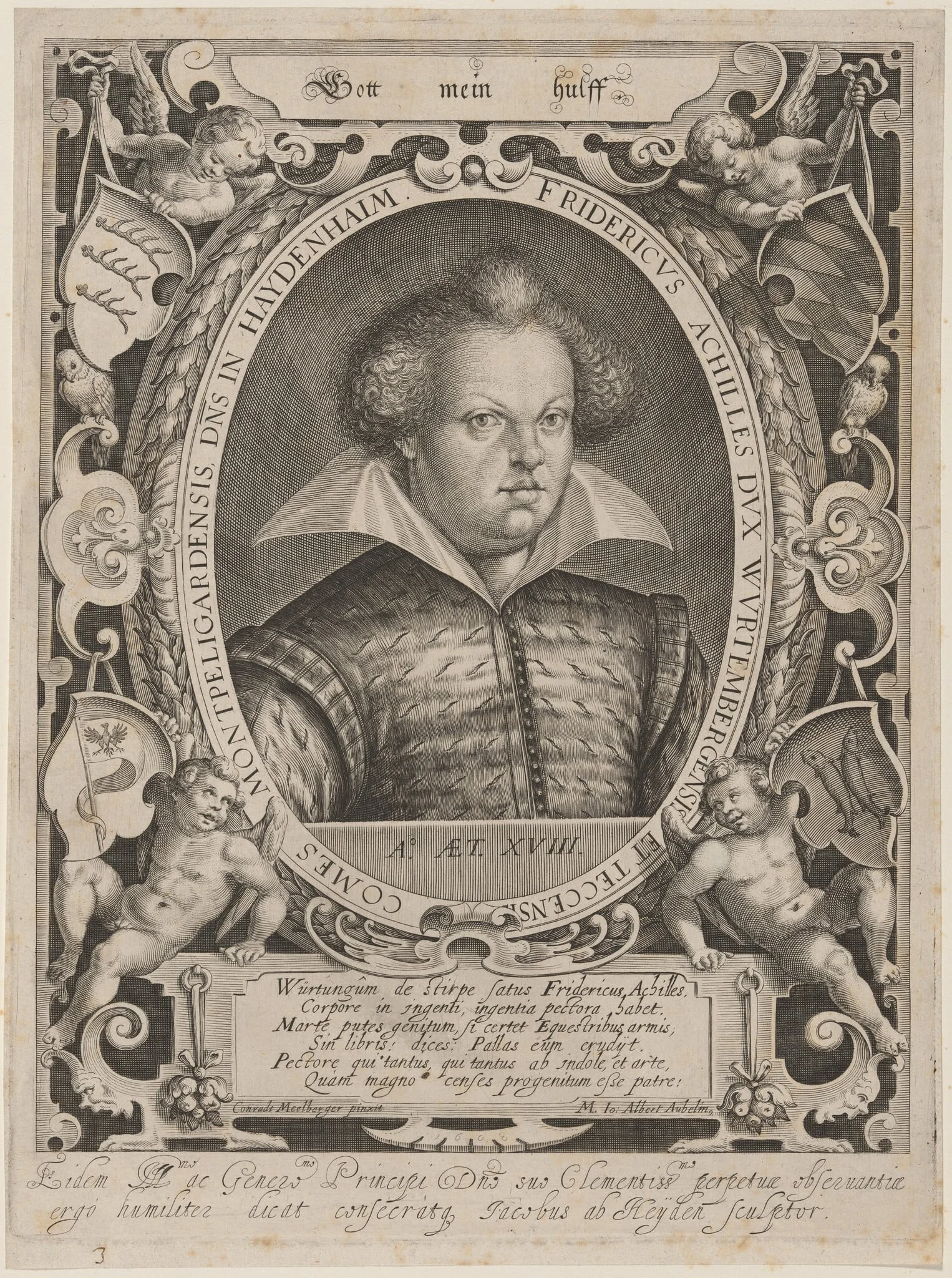 Frederick Achilles, Duke of Wurtenburg, detail