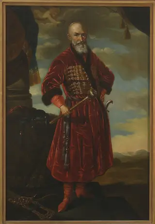 Portrait of Stefan Czarniecki (1599–1665), by Aleksander Lesser, oil, 1851