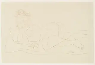 'Reclining Woman', by Jankel Adler