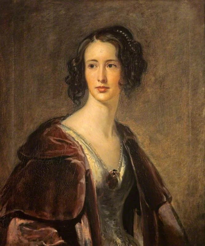 Katherine Monro, Lady Steuart of Allanbank, d. 1868, detail