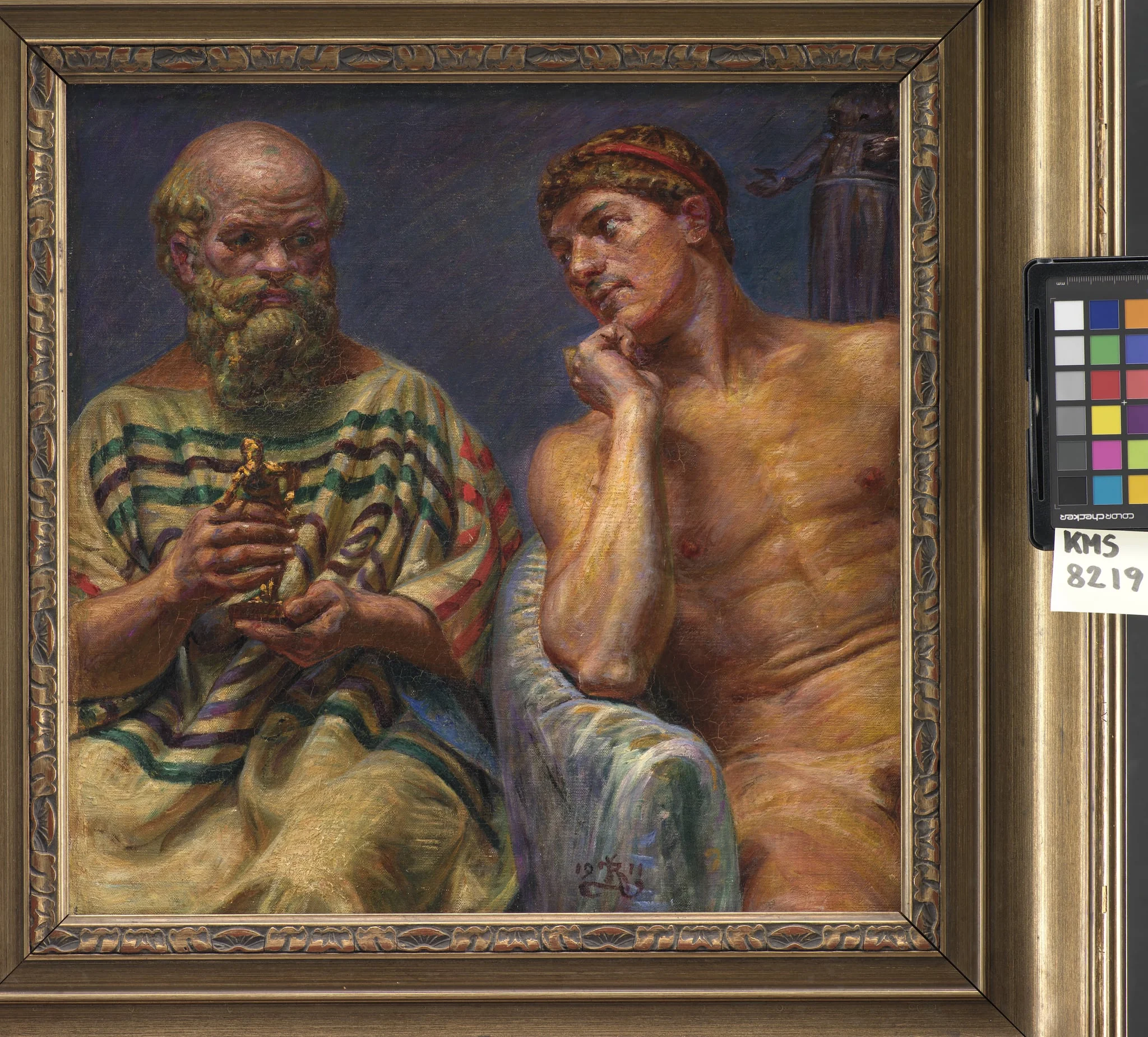 Socrates and Alcibiades, detail