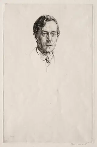 Sir Laurence Binyon, by Francis Dodd, 1921