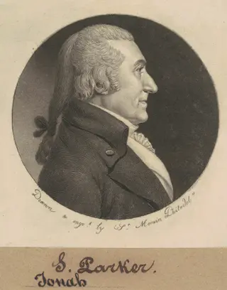 Josiah Parker, by Charles B. J. Févret de Saint-Mémin, ink, 1799