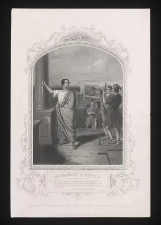 Mr Macready as Brutus, by Alexander Reid, 1850