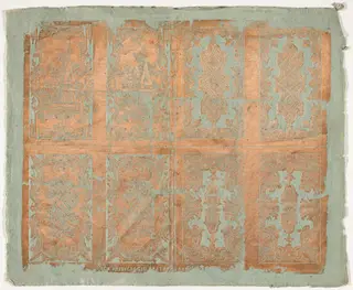 Endpaper, by Giovanni Battista Remondini, ink, 1760