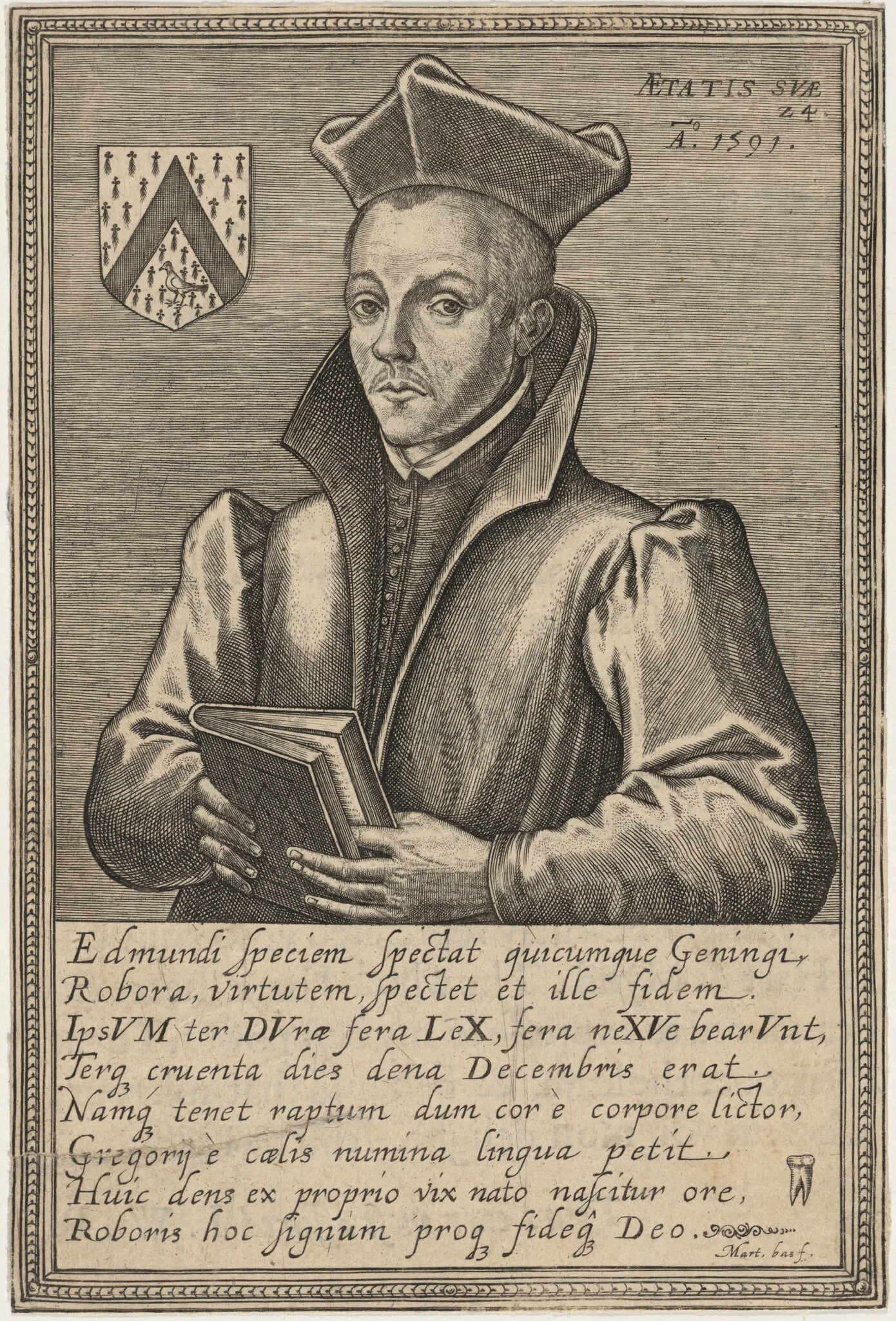 Edmund Geninges, Catholic Priest, detail
