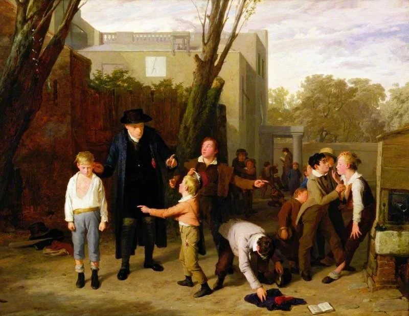 The Fight Interrupted, detail