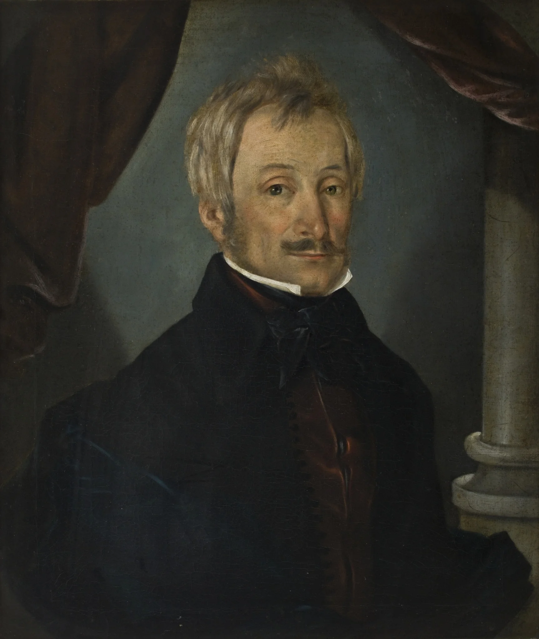 Portrait of Antoni Nowina Krasuski, detail