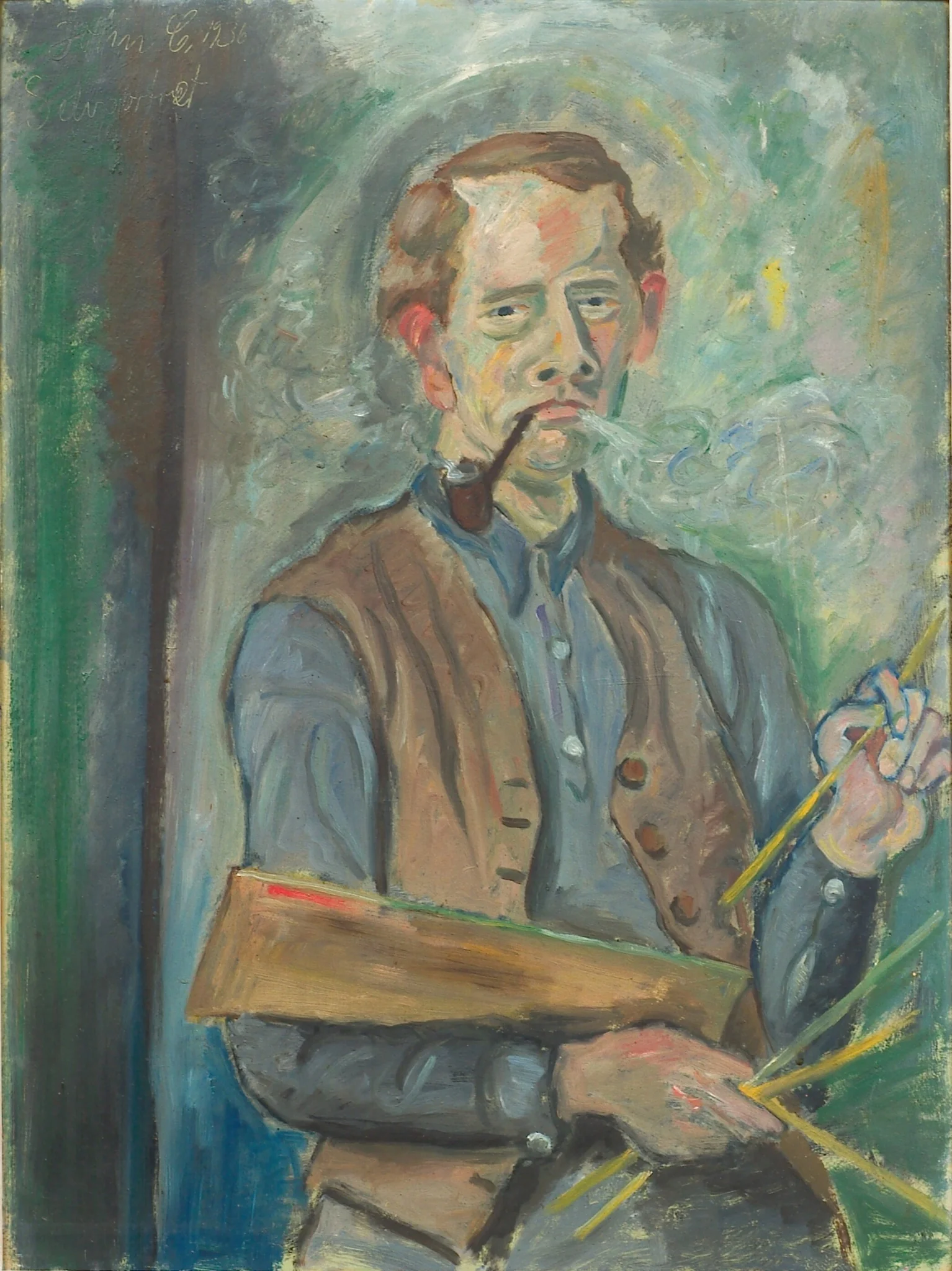 Self-Portrait, detail